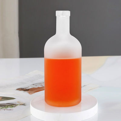 Стеклянная бутылка для коньяка Виски Джин Водка 700 мл/70 мл/750 мл/75 мл и пробка