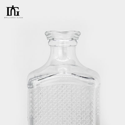Горячая в Европе Стеклянная прозрачная бутылка для алкоголя 350 мл 500 мл 700 мл для бренди джина рома