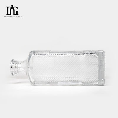 Горячая в Европе Стеклянная прозрачная бутылка для алкоголя 350 мл 500 мл 700 мл для бренди джина рома