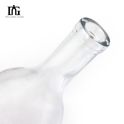 Приемлемый OEM/ODM европейский стиль роскошь 700ml 750ml уникальная виски ром джин стеклянная бутылка