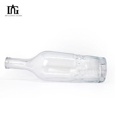 Приемлемый OEM/ODM европейский стиль роскошь 700ml 750ml уникальная виски ром джин стеклянная бутылка