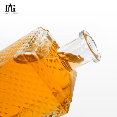 Круглые стеклянные бутылки для джина, рома, текилы, спиртных напитков 750 мл 1 литр Чистый пустой водковый спирт