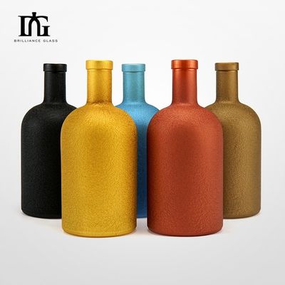 Стеклянная бутылка 500 мл с пробкой и винтовой крышкой для оливкового масла Ликер Джин Водка Жидкая продажа