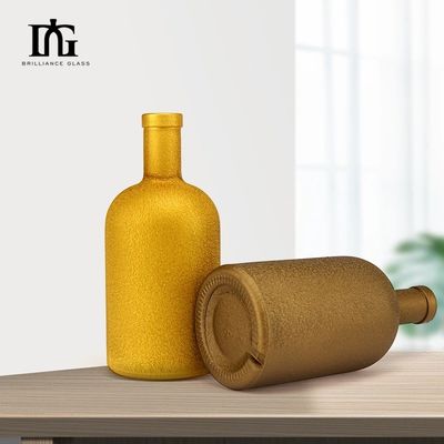 Стеклянная бутылка 500 мл с пробкой и винтовой крышкой для оливкового масла Ликер Джин Водка Жидкая продажа