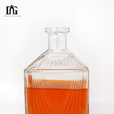 Стеклянная бутылка с пробковой крышкой для индивидуальной упаковки 1000 мл 750 мл 700 мл