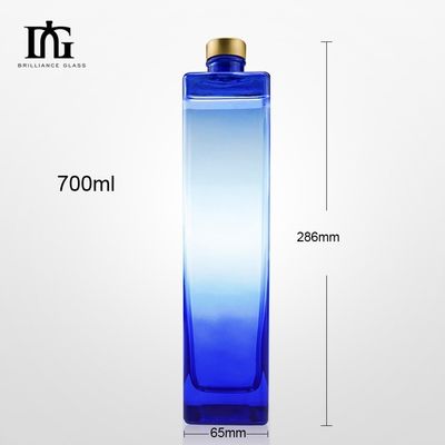 Стеклянная бутылка водки емкостью 500 мл/700 мл/750 мл для ликеров и напитков