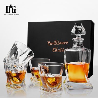 Специальная форма Прозрачная пробковая крышка для бренди джина рома виски Стеклянная бутылка 500 мл 750 мл