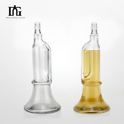 Ликерный спирт в форме тыквы 600 мл Прозрачная стеклянная бутылка пищевого качества для дистилляции