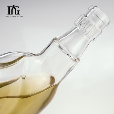 Ликерный спирт в форме тыквы 600 мл Прозрачная стеклянная бутылка пищевого качества для дистилляции