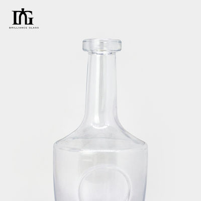 OEM/ODM Приемлемо 750 мл Super Flint Glass Empty Liquor Flask для виски Джина Водка
