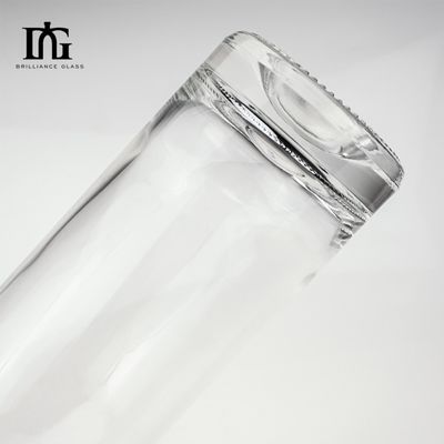 Шрифтная печать и электропластика 500 мл стеклянная бутылка для алкогольных напитков
