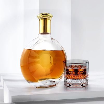 На заказ белые стеклянные пустые прозрачные стеклянные бутылки для алкоголя в 750 мл Промышленные и OEM / ODM