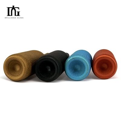 2024 Бургундийская бутылка вина с песчаным обрезком 700 мл 750 мл Скрин-печать