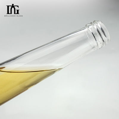 250 мл/375 мл вместимости Текила Круглая стеклянная бутылка для ликера Водка Виски вино