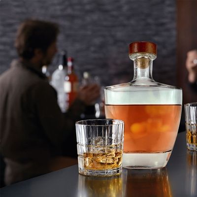 100 мл 200 мл 500 мл 1 л стеклянные бутылки с спиртными напитками для ликеров и напитков Пустая бутылка водки