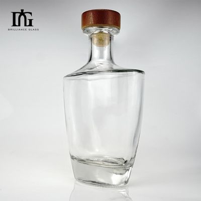 100 мл 200 мл 500 мл 1 л стеклянные бутылки с спиртными напитками для ликеров и напитков Пустая бутылка водки