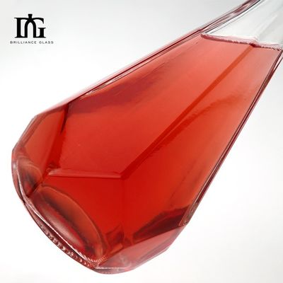 OEM/ODM Приемлемо Заказная стеклянная бутылка с ликером Водка бутылка джина с корковым джином стеклянная бутылка