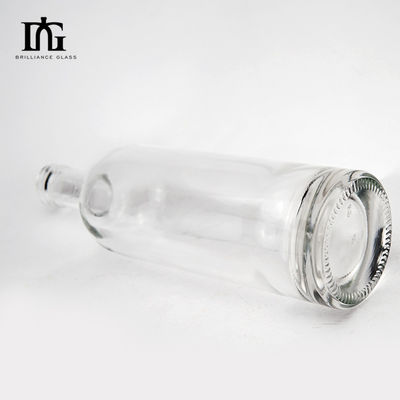 OEM/ODM Приемлемо 500ml 700ml Прозрачные стеклянные бутылки для спиртных напитков