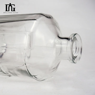 Стеклянные бутылки с виски 500 мл Электропластика Гравировка Стеклянный основной материал Горячая штамповка