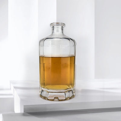 Стеклянные бутылки с виски 500 мл Электропластика Гравировка Стеклянный основной материал Горячая штамповка