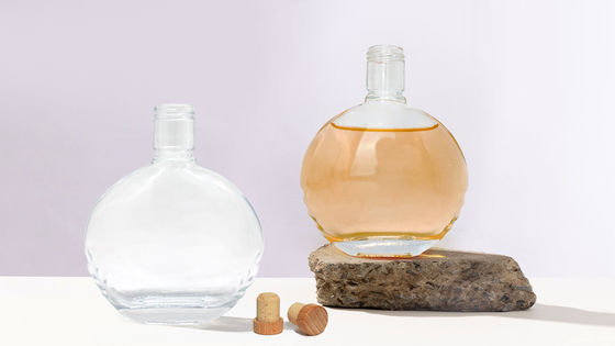 Стеклянная бутылка на заказ для гипсокартонного джина, водки, рома, виски и коньяка 750 мл