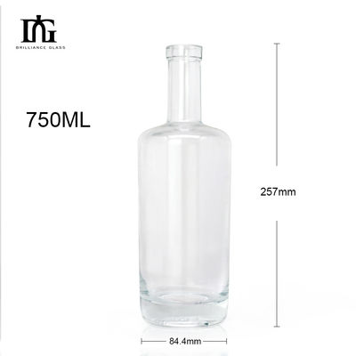 Виски Джин Водка Квадратная стеклянная бутылка с пробками 50cl 70cl 75cl Образец предоставляется бесплатно