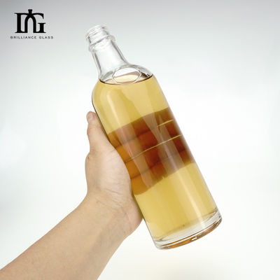 500 мл 700 мл 750 мл Стеклянная бутылка для водки Виски Джин Спирт Капюля типа пробка