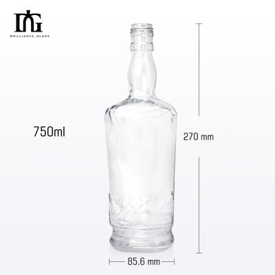 Вместимость 500 мл Super Flint Glass Liquor Spirits Flasks With T Cork для водки и виски