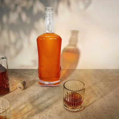 Вместимость 500 мл Super Flint Glass Liquor Spirits Flasks With T Cork для водки и виски