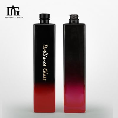 375 мл корпусный материал Стекло Пустое Ликер Вино Джин Виски Водка Алкоголь Текила Стеклянная бутылка с пробкой