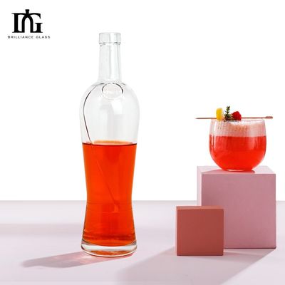 Газированные напитки Super Flint Custom Spirits Glass Flask с пробкой вместимостью 500 мл
