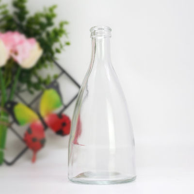 Стеклянные бутылки для водки Виски Ром Джин Коньяк Низкий MOQ 375ml 500ml 700ml 750ml