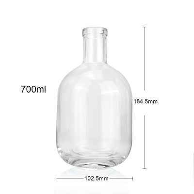 330 мл/500 мл/700 мл Бутылка вина для ликера Стеклянная бутылка Рисование Гравировка Тепловая штамповка