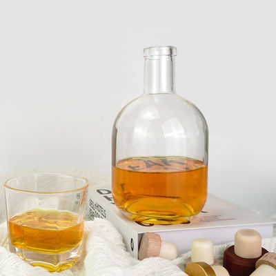 330 мл/500 мл/700 мл Бутылка вина для ликера Стеклянная бутылка Рисование Гравировка Тепловая штамповка