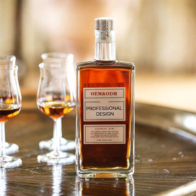 Газированные напитки Стеклянная бутылка с пробкой 750 мл 500 мл Виски ром джин текила Коньячные спиртные напитки