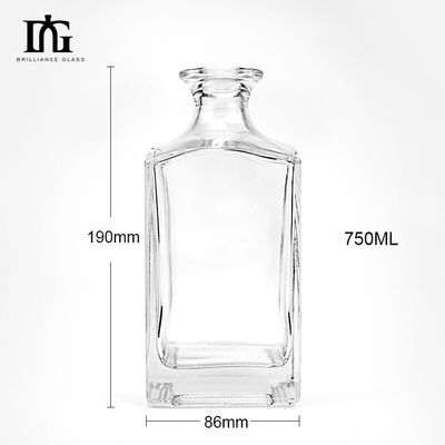 Стеклянный воротник с гравировкой Виски Водка Бренди Джин Бутылка 50 мл 350 мл 500 мл 700 мл 750 мл
