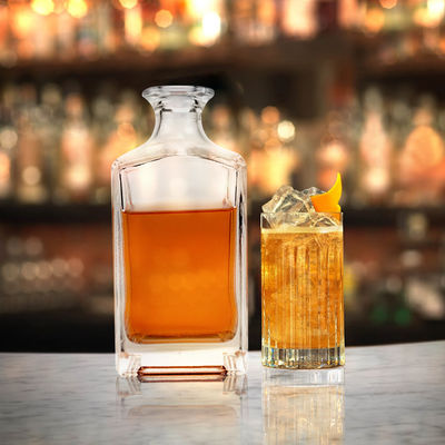 Стеклянный воротник с гравировкой Виски Водка Бренди Джин Бутылка 50 мл 350 мл 500 мл 700 мл 750 мл