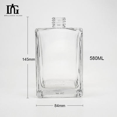 Косметическая упаковка насос распылитель квадратная стеклянная бутылка с электропластировкой и гравировкой