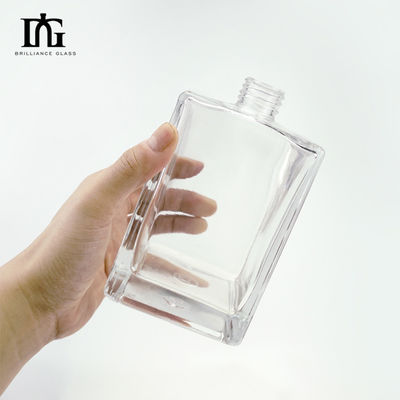 Косметическая упаковка насос распылитель квадратная стеклянная бутылка с электропластировкой и гравировкой