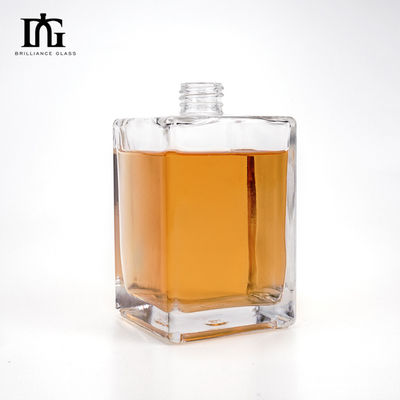 Косметическая упаковка насос распылитель квадратная стеклянная бутылка с электропластировкой и гравировкой