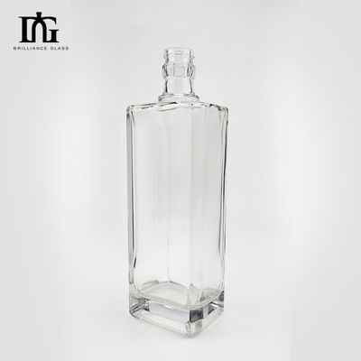 500 мл прозрачная стеклянная бутылка для роскошных вин Ликер ром Виски Джин Водка Образец предоставлен
