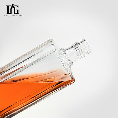 500 мл прозрачная стеклянная бутылка для роскошных вин Ликер ром Виски Джин Водка Образец предоставлен