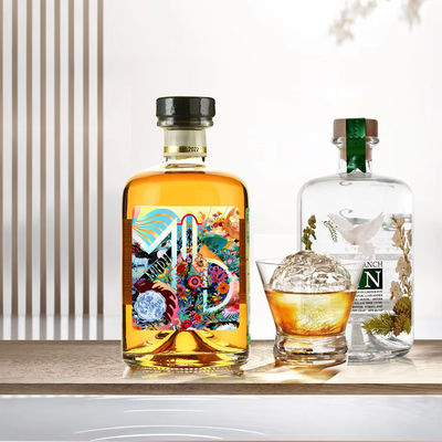 250 мл 500 мл 750 мл оливковое масло винтовая крышка стеклянная бутылка в квадратной округлой форме для пива