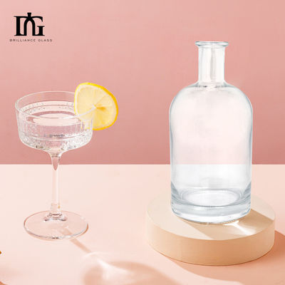 TJ028 750 мл Прозрачная бутылка для водки и алкоголя