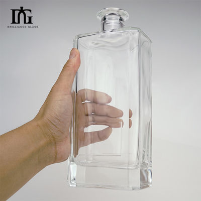 Квадратная стеклянная бутылка для напитков 250 мл/500 мл/700 мл/750 мл для питья водки Виски Джин