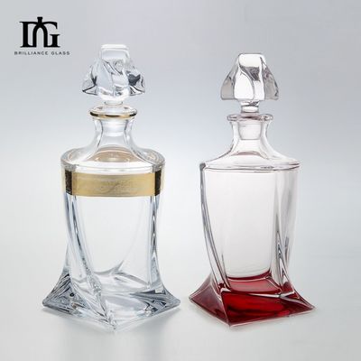 Формированные 500ml/700ml/750ml вместимостью Чистые пустые ликеры напитки Стеклянные бутылки для джина